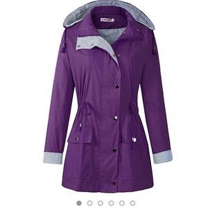Purple NWT XL Rain Coat